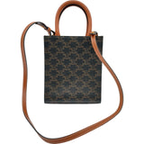 セリーヌ CELINE ミニバーティカルカバ 194372 タン トリオンフキャンバス レディース ハンドバッグ ショルダーバッグ