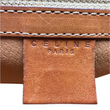 セリーヌ CELINE マカダム ハンドバッグ ブラウン PVC レディース ハンドバッグ