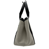 バレンシアガ BALENCIAGA ネイビーカバスS 339933 アイボリー/ブラック キャンバス/レザー レディース トートバッグ