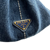 プラダ PRADA カナパ トートバッグ B1872B デニムブルー カナパデニム レディース ハンドバッグ