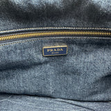 プラダ PRADA カナパ トートバッグ B1872B デニムブルー カナパデニム レディース ハンドバッグ