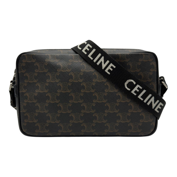 セリーヌ CELINE ミディアム メッセンジャーバッグ 197202 ブラック
