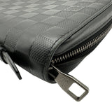 ルイ・ヴィトン LOUIS VUITTON ジッピーXL N61254 ブラック ダミエアンフィニ/レザー レディース 長財布