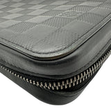 ルイ・ヴィトン LOUIS VUITTON ジッピーXL N61254 ブラック ダミエアンフィニ/レザー レディース 長財布