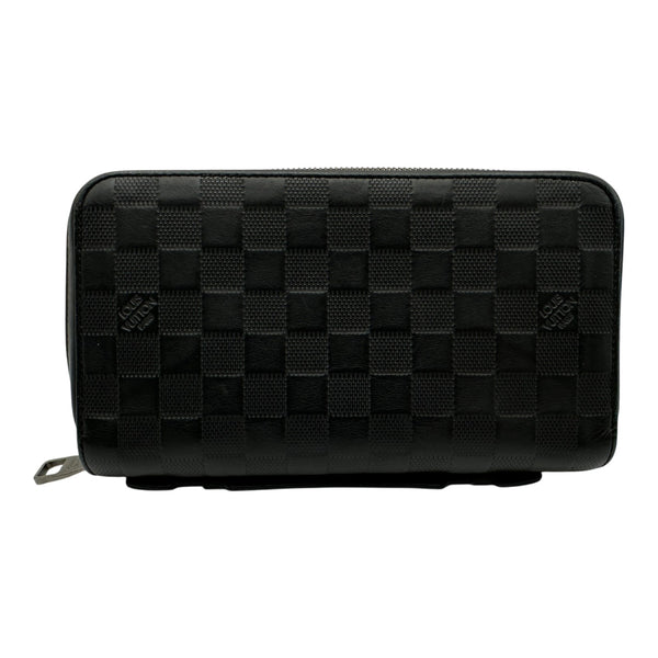 ルイヴィトン ダミエ アンフィニ ジッピーXL 長財布 スマホ収納 グレー ルイ・ヴィトン LOUIS VUITTON ジッピーXL N61254 ブラック ダミエ