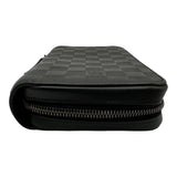 ルイ・ヴィトン LOUIS VUITTON ジッピーXL N61254 ブラック ダミエアンフィニ/レザー レディース 長財布