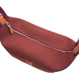 エルメス HERMES ブリッドアブラックPM Hパヴィヨン ルージュアッシュ シルバー金具 トワル レディース ハンドバッグ