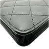 シャネル CHANEL カンボンライン チェーンウォレット A46646 16番台 ブラック シルバー金具 ラムスキン レディース ショルダーバッグ