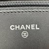 シャネル CHANEL カンボンライン チェーンウォレット A46646 16番台 ブラック シルバー金具 ラムスキン レディース ショルダーバッグ