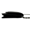 シャネル CHANEL カンボンライン チェーンウォレット A46646 16番台 ブラック シルバー金具 ラムスキン レディース ショルダーバッグ