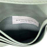 ボッテガ・ヴェネタ BOTTEGA VENETA イントレチャート 二つ折り財布 749400 ネイビー レザー メンズ 二つ折り財布