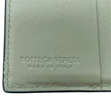 ボッテガ・ヴェネタ BOTTEGA VENETA イントレチャート 二つ折り財布 749400 ネイビー レザー メンズ 二つ折り財布