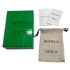 ボッテガ・ヴェネタ BOTTEGA VENETA イントレチャート 二つ折り財布 749400 ネイビー レザー メンズ 二つ折り財布