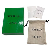 ボッテガ・ヴェネタ BOTTEGA VENETA イントレチャート 二つ折り財布 749400 ネイビー レザー メンズ 二つ折り財布