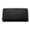 グッチ GUCCI インプリント ロングジップウォレット 835003 ブラック GGエンボスレザー レディース 長財布