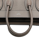 セリーヌ CELINE ラゲージナノショッパー 189243 スリ シルバー金具 ドラムドカーフスキン レディース ハンドバッグ