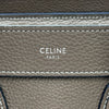 セリーヌ CELINE ラゲージナノショッパー 189243 スリ シルバー金具 ドラムドカーフスキン レディース ハンドバッグ
