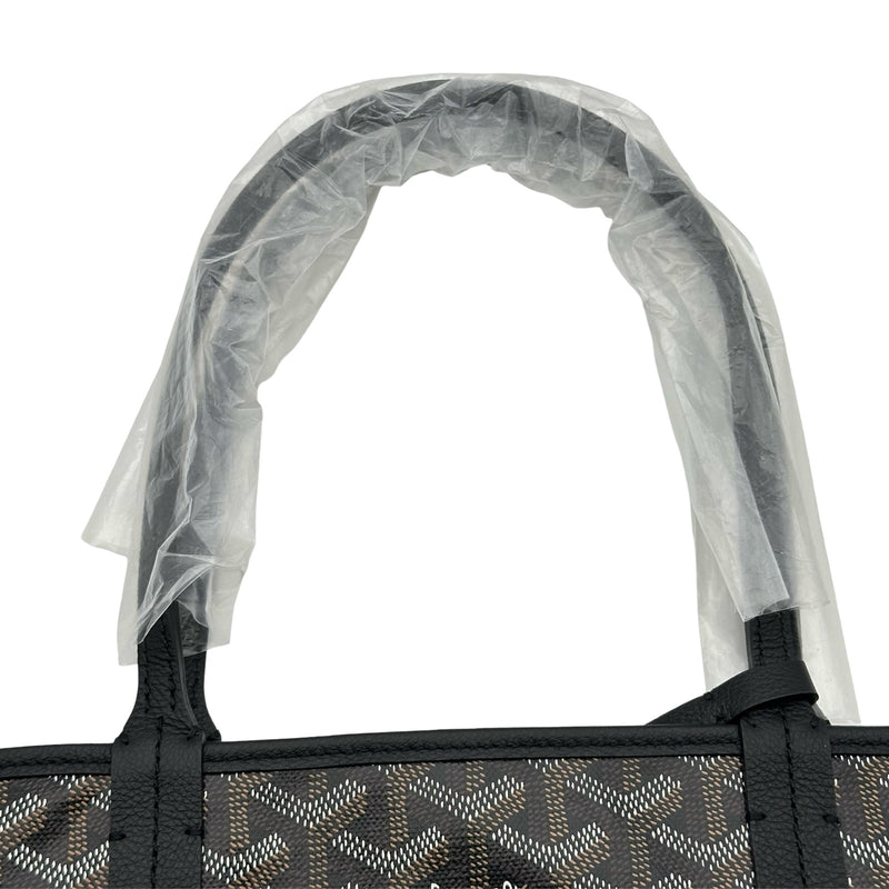 Goyard ブラック トートバッグ　サンルイ ゴヤール　大容量 ゴヤール GOYARD サンルイPM ブラック ゴヤールディンキャンバス ユニ