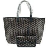 ゴヤール GOYARD サンルイPM ブラック ゴヤールディンキャンバス ユニセックス トートバッグ