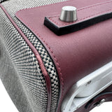 エルメス HERMES カレーシュ・エクスプレス・キャビン R刻印 ルージュアッシュ　シルバー金具 トワル ユニセックス スーツケース