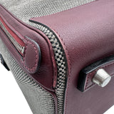 エルメス HERMES カレーシュ・エクスプレス・キャビン R刻印 ルージュアッシュ　シルバー金具 トワル ユニセックス スーツケース