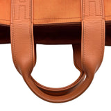 エルメス HERMES アカプルコPM オレンジ シルバー金具 キャンバス・レザー レディース ハンドバッグ