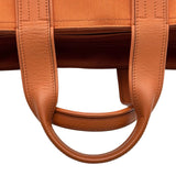 エルメス HERMES アカプルコPM オレンジ シルバー金具 キャンバス・レザー レディース ハンドバッグ