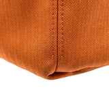 エルメス HERMES アカプルコPM オレンジ シルバー金具 キャンバス・レザー レディース ハンドバッグ