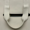 エルメス HERMES ヴァルパラインMM □K刻印 ホワイト シルバー金具 トワル・レザー レディース トートバッグ