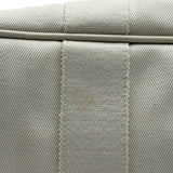 エルメス HERMES ヴァルパラインMM □K刻印 ホワイト シルバー金具 トワル・レザー レディース トートバッグ