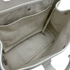エルメス HERMES ヴァルパラインMM □K刻印 ホワイト シルバー金具 トワル・レザー レディース トートバッグ