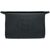 エルメス HERMES ヴィドポッシュ K刻印 ブラック/シルバー金具 トゴ レディース ショルダーバッグ