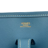 エルメス HERMES エヴリン2PM □I刻印 ブルージーン/ゴールド金具 エプソン レディース ショルダーバッグ