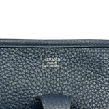 エルメス HERMES エヴリン3PM X刻印 ブルーニュイ/シルバー金具 トリヨン レディース ショルダーバッグ