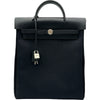 エルメス HERMES エールバッグアドPM ▢G刻印 ブラック シルバー金具 トワル/ハンター レディース リュック・デイパック