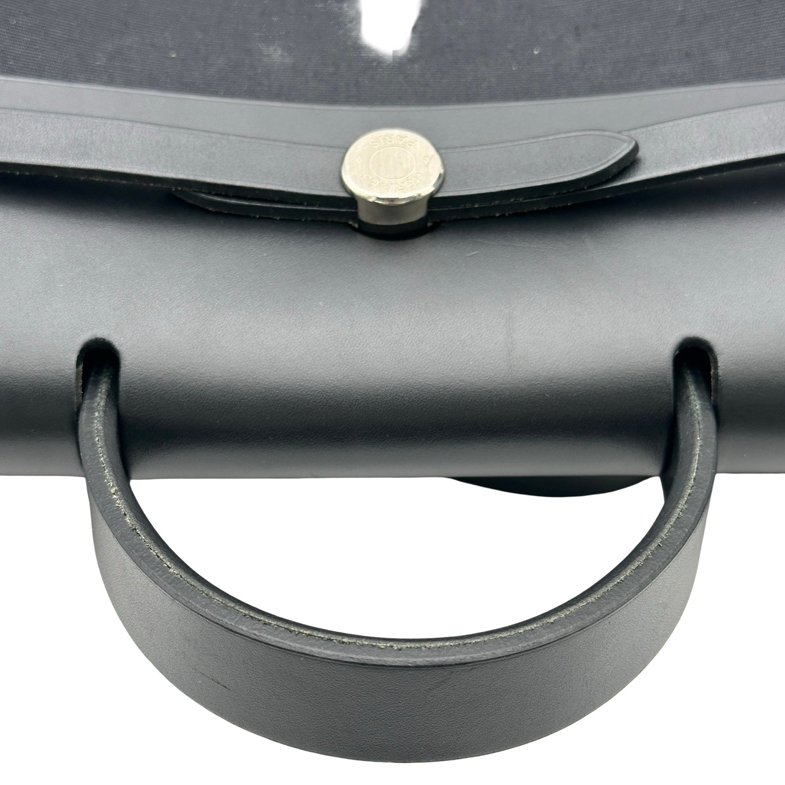 エルメス HERMES エールバッグアドPM ▢G刻印 ブラック シルバー金具