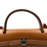 エルメス HERMES エールバッグジップPM C刻印 ピンク シルバー金具 トワル レディース ショルダーバッグ