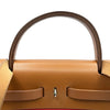 エルメス HERMES エールバッグジップPM C刻印 ピンク シルバー金具 トワル レディース ショルダーバッグ