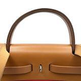 エルメス HERMES エールバッグジップPM C刻印 ピンク シルバー金具 トワル レディース ショルダーバッグ