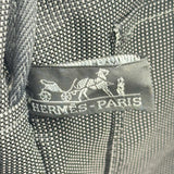 エルメス HERMES エールラインアドMM グレー シルバー金具 キャンバス ユニセックス リュック・デイパック