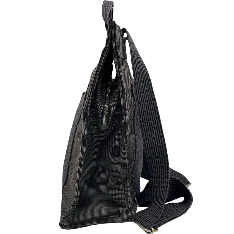エルメス HERMES エールラインアドMM グレー シルバー金具 キャンバス