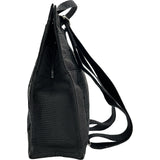 エルメス HERMES エールラインアドMM グレー シルバー金具 キャンバス ユニセックス リュック・デイパック