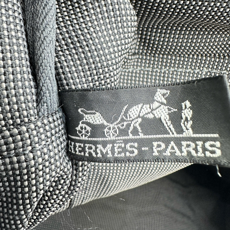 エルメス HERMES エールラインアドMM グレー シルバー金具 キャンバス