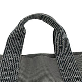 エルメス HERMES エールラインカバス グレー シルバー金具 キャンバス ユニセックス トートバッグ