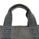 エルメス HERMES エールラインカバス グレー シルバー金具 キャンバス ユニセックス トートバッグ