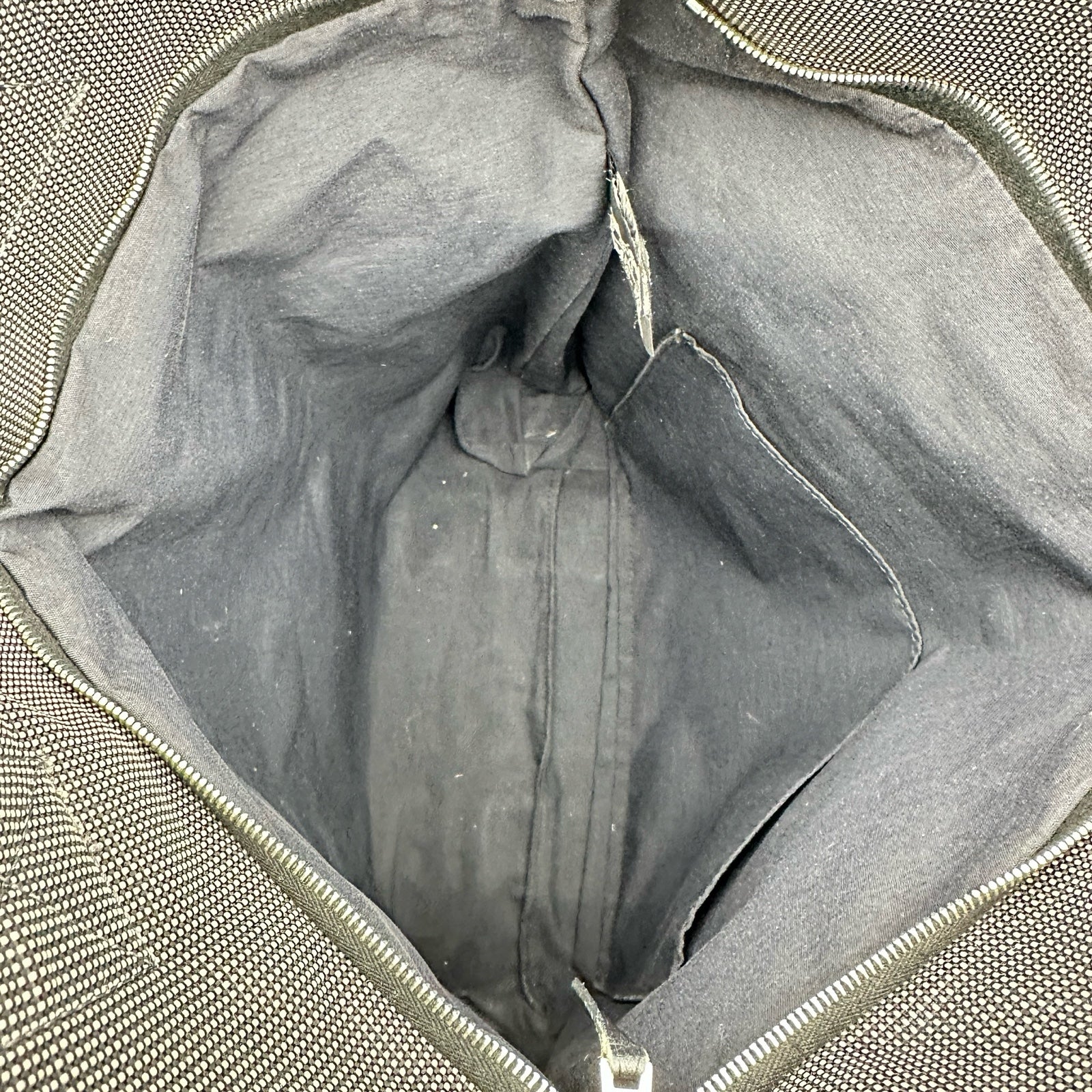 エルメス HERMES エールラインカバス グレー シルバー金具 キャンバス