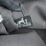 エルメス HERMES エールライントートMM グレー シルバー金具 トワル メンズ トートバッグ