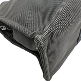 エルメス HERMES エールライントートMM グレー シルバー金具 トワル メンズ トートバッグ
