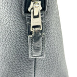 エルメス HERMES エスカパーダ □C刻印 ブラック シルバー金具 フィヨルド レディース トートバッグ
