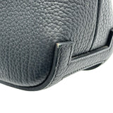 エルメス HERMES エスカパーダ □C刻印 ブラック シルバー金具 フィヨルド レディース トートバッグ